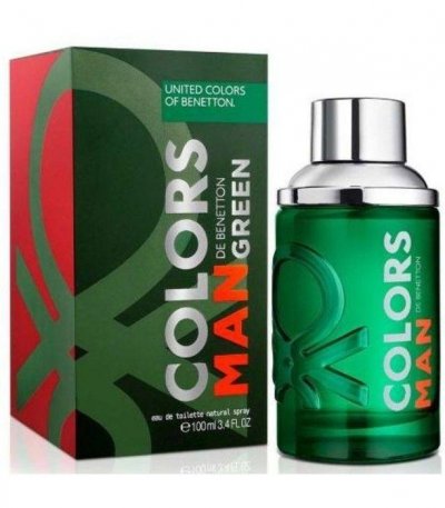 BENETTON COLORS GREEN MAN eau de toilette vaporisateur 100 ml