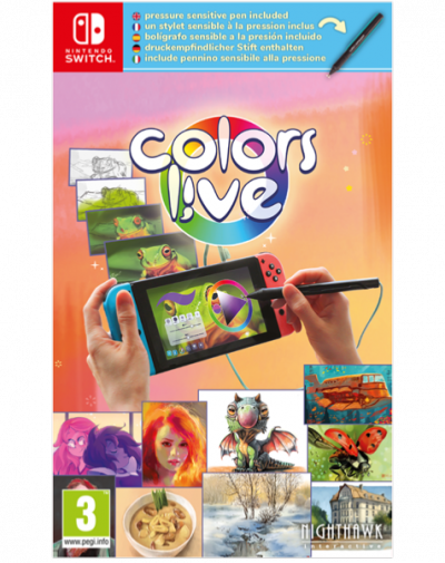 NIGHTHAWK INTERACTIVE Colors Live + Stylet Nintendo SWITCH - Neuf