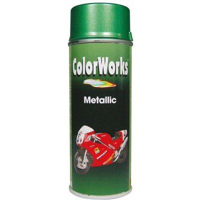 COLORWORKS  - peinture a&eacute;rosol m&eacute;tallis&eacute;e verte - 400 ml BD-600933