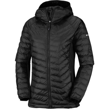 COLUMBIA  Femme Powder Pass Doudoune avec capuche, Black 010, M EU