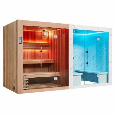 BOREAL SAUNA Combi Sauna Hammam boreal&reg; sensation - 8 PLACES-360160210