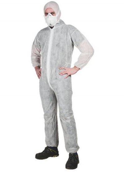 MP HYGIENE Combinaison blanche jetable - Taille XL - 