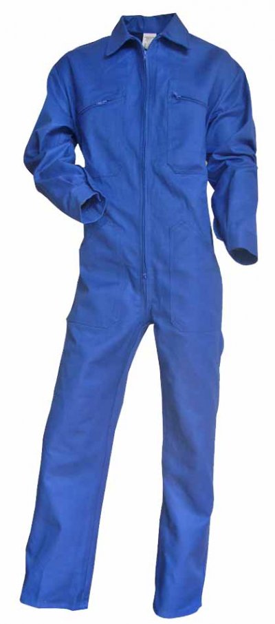 LMA Combinaison de travail 100% coton bleu bugatti taloche 400441 - 