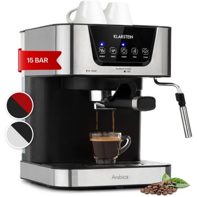 Combin&eacute; Cafeti&egrave;re Expresso - Klarstein Arabica  - 1,5L  - 1050W - Inox