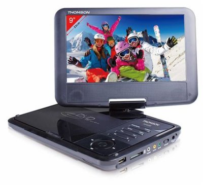 THOMSON Combin&eacute; lecteur DVD  THP369 9"" Noir