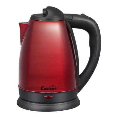 COMELEC  WK7315 Bouilloire 2200 W 1,7 l en acier inoxydable Cranberry