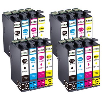 COMETE CONSOMMABLE COMETE - 16XL - 16 Cartouches d'encre Compatibles Epson 16 XL - Marque fran&ccedil;aise