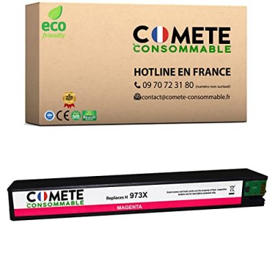 COMETE CONSOMMABLE  973x 1 cartouche d'encre compatible avec hp 973x magenta