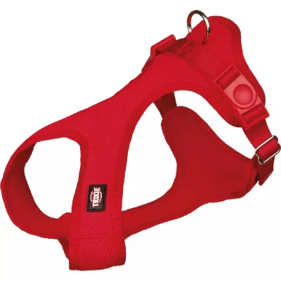 TRIXIE Comfort soft harnais XXS-XS: 25-35 cm/15 mm, rouge