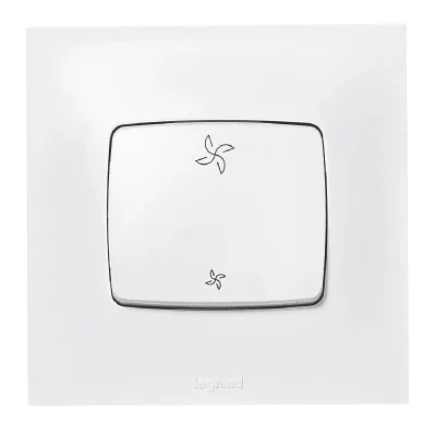 LEGRAND Commande pour vmc Neptune - 10A - bornes automatiques - Blanc