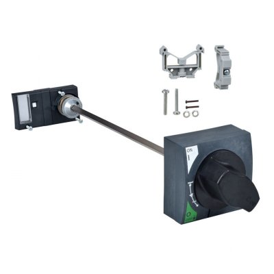 SCHNEIDER ELECTRIC Commande rotative frontale NG 125 3P ou 4P poign&eacute;e noire - 19088