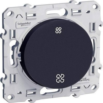 SCHNEIDER ELECTRIC Commande vmc &agrave; assembler,  Odace, gris anthracite