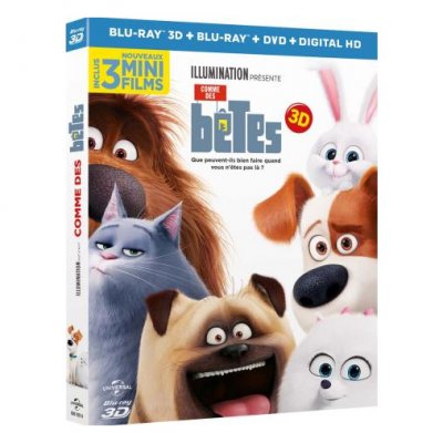 Comme des b&ecirc;tes Blu-ray 3D 