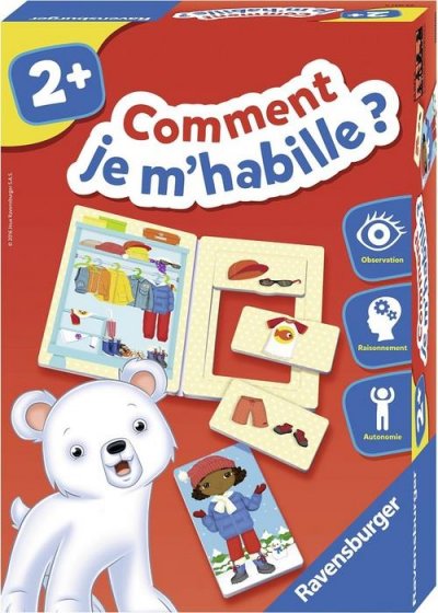 RAVENSBURGER Comment je m'habille - Jeu d apprentissage