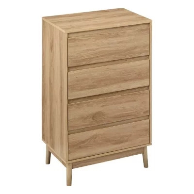 Commode - 5five - Abana naturel - 4 tiroirs - Design moderne