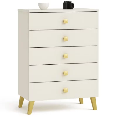 Commode AKORD MOBI Cachemire 60 cm 5 tiroirs fa&ccedil;ade Cachemire 60x37x89 cm 