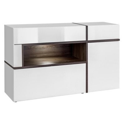 Commode - Cross - L 150 cm x P45 cm x H 92 cm - Blanc
