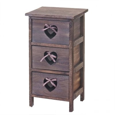 Commode Forli style shabby vintage 55x29x25cm marron