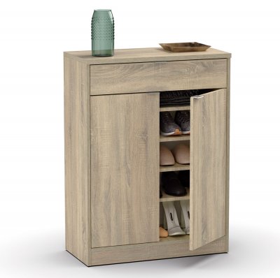 Commode meuble a chaussures coloris cambrian - Hauteur 101 x Longueur 75 x Profondeur 36 cm --