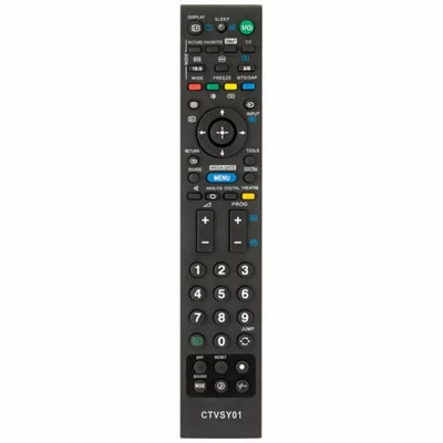 TM Common Tv Ctvsy01 Sony Remote Control Noir