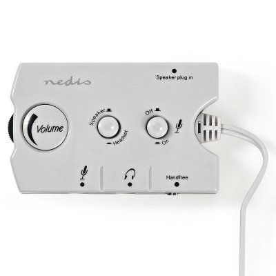NEDIS Commutateur audio  ASCR10020GY Ivoire
