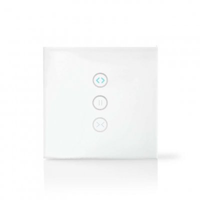 Commutateur mural SmartLife Nedis WIFIWC10WT Blanc