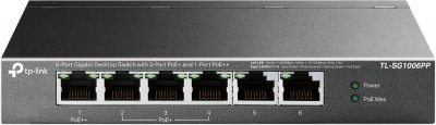 TP LINK Commutateur tp-link tl-sg1006pp 6xgo (3xpoe+ 1xpoe++) TL-SG1006PP