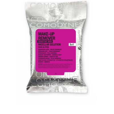 COMODYNES  Make up remover eau micellaire peau sensible lingettes x 20