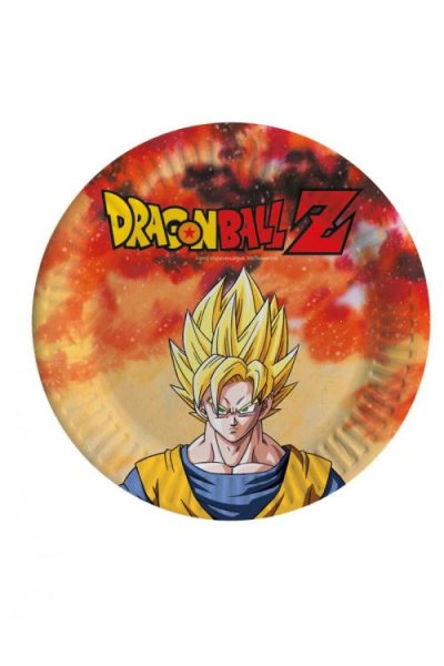 COMOGIOCHI - Licenze Assiette 18 cm Dragon Ball Z, 5CG82006, Multicolore, Taglia Unica