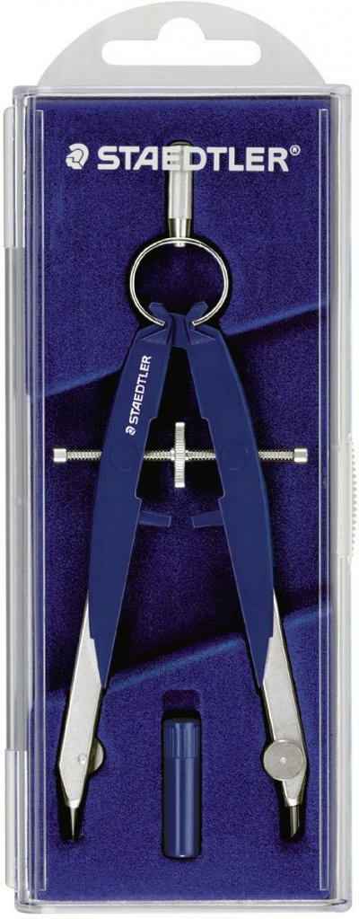STAEDTLER Compas g&eacute;om&eacute;trique de pr&eacute;cision Bleu nuit