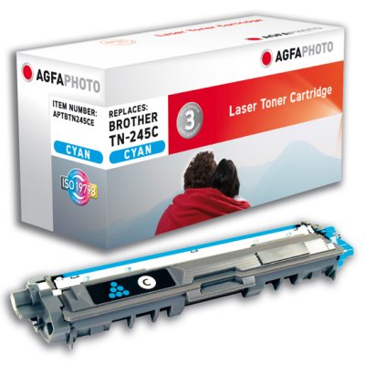AGFAPHOTO Compatible avec Brother TN-245C Agfa Photo APTBTN245CE Toner cyan