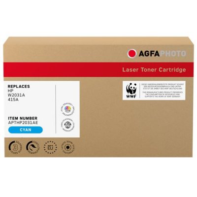 AGFAPHOTO Compatible Avec Hp 415a (w2031a) Agfa Photo Apthp2031ae Toner Cyan