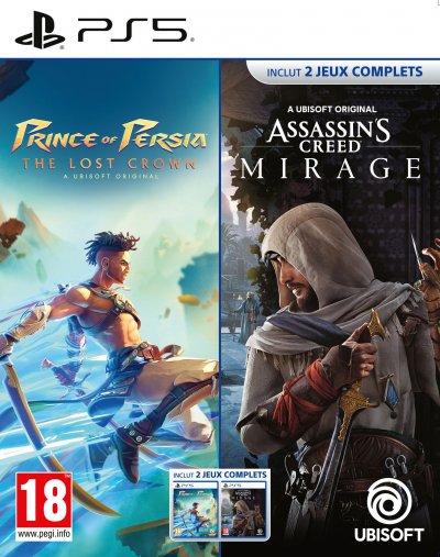 Compilation Prince of Persia : The Lost Crown PS5 + Assassin's Creed Mirage PS5 