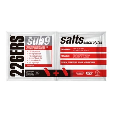 226ERS Complement alimentaire  sub 9 salts electrolytes 2 unites