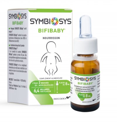 SYMBIOSYS Compl&eacute;ment Alimentaire Bifibaby Nourrisson  - Le Flacon De 8ml