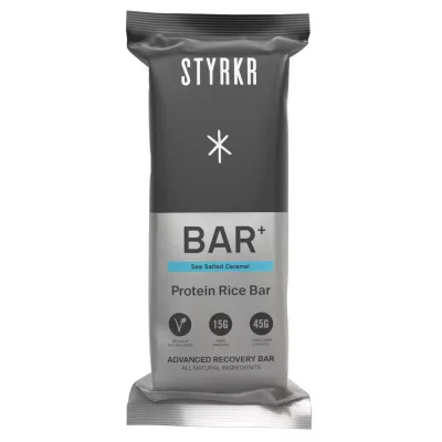 STYRKR Compl&eacute;ment alimentaire Caramel sal&eacute;  BAR+ (x12)