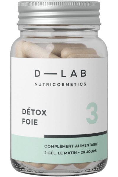 D LAB NUTRICOSMETICS Compl&eacute;ment alimentaire D&eacute;tox Foie - 1 mois - D-LAB Nutricosmetics