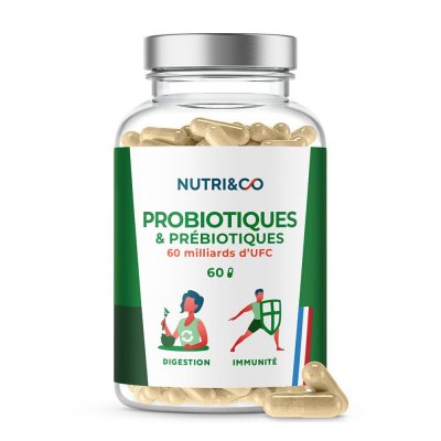 NUTRI & CO Compl&eacute;ment alimentaire flore intestinal Probio&sup2; - 