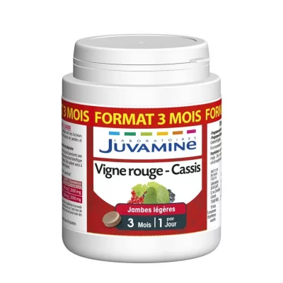 JUVAMINE Compl&eacute;ment Alimentaire Jambes L&eacute;g&egrave;res  - Les 120 Comprim&eacute;s