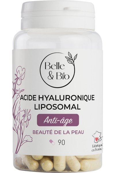 BELLE & BIO Compl&eacute;ments alimentaires anti-&acirc;ge Acide Hyaluronique Liposomal - 