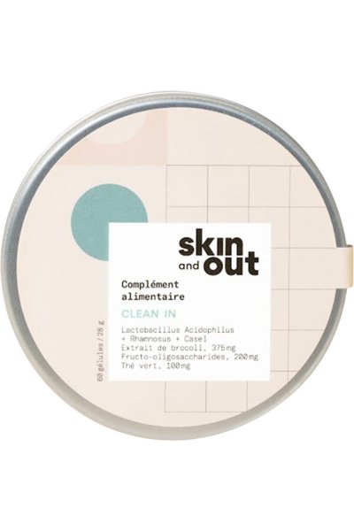 SKIN & OUT Compl&eacute;ments alimentaires peau Clean in - 