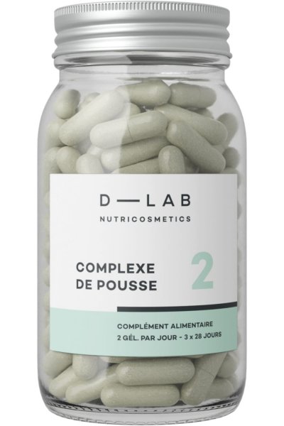 D LAB NUTRICOSMETICS Complexe de Pousse - 1 mois Nutrition intense & Activit&eacute; du bulbe