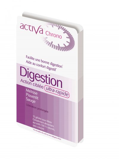 ACTIVA Complexe Digestion 15 Gelules 15 Gelules Chrono 
