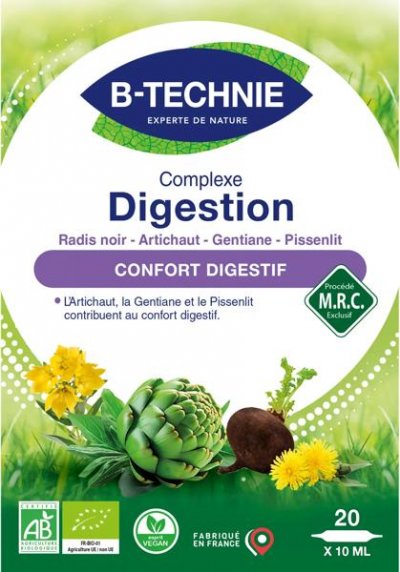BIOTECHNIE Complexe digestion 20 ampoules  bio