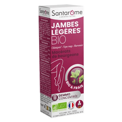 SANTAROME Complexe Jambes Legeres Bio 30 ml 