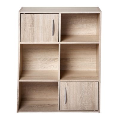 COMPO Meuble de rangement contemporain coloris ch&ecirc;ne - L 62 cm