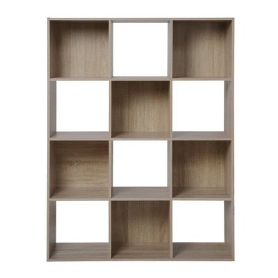 COMPO Meuble de rangement contemporain d&eacute;cor ch&ecirc;ne - L 92 cm