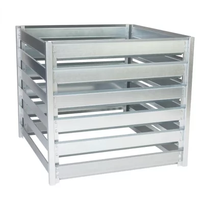 TIMBELA Composteur de Jardin - 704L - 91 x 91 x H85 cm -  M800