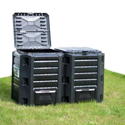 VIDAXL Composteur de jardin Noir 800 L  - N/A