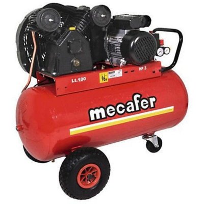 MECAFER Compresseur 100L 3HP fonte int&eacute;grale